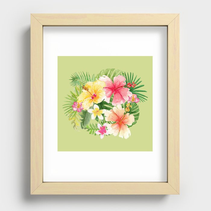 Hibiscus Recessed Framed Print