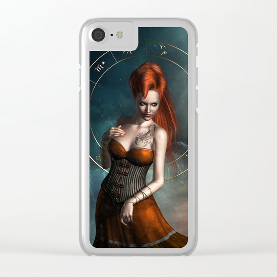 Zodiac Scorpio Clear iPhone Case