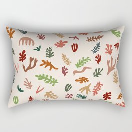 Matisse seaweed Colorful 4 Rectangular Pillow