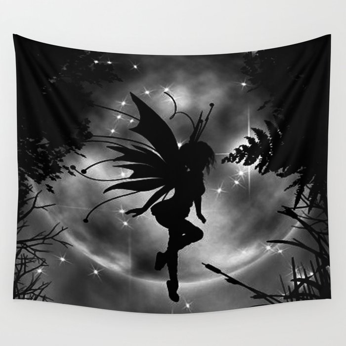 Dark Fairy Wall Tapestry