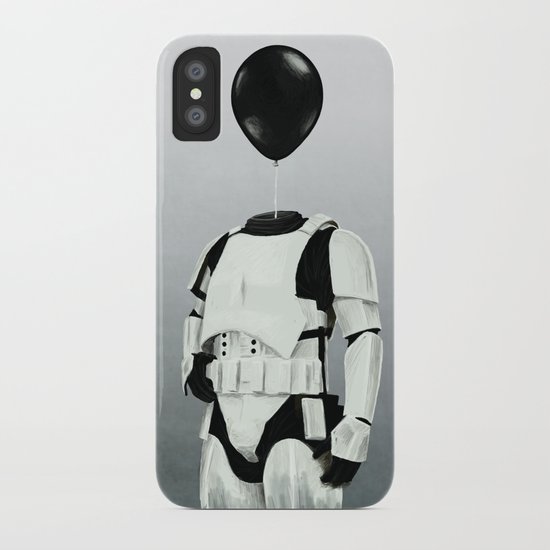 The Stormtrooper - #2 in the Balloon Head Series iPhone Case