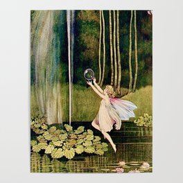 “The Bubble Fairy” by Ida Rentoul Outhwaite 1920 Poster
