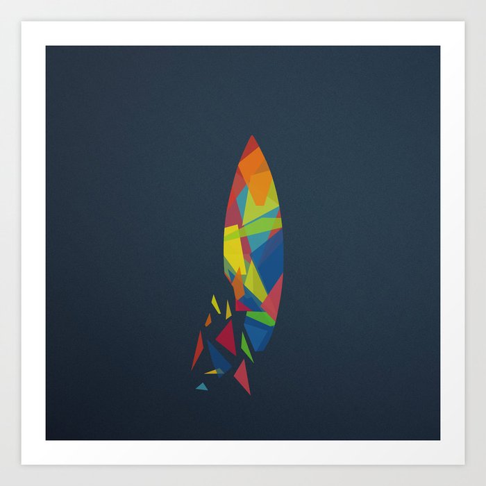 Abstract sales surfboard art