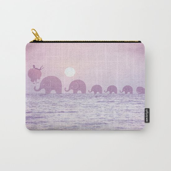 Elephants - a dream walk Carry-All Pouch