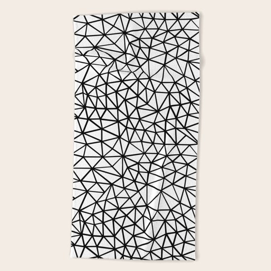 Shattered R Beach Towel