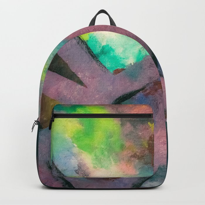 Clutter of the inner working of the mind. Backpack