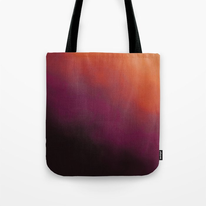 Storm Abstract Print Tote Bag