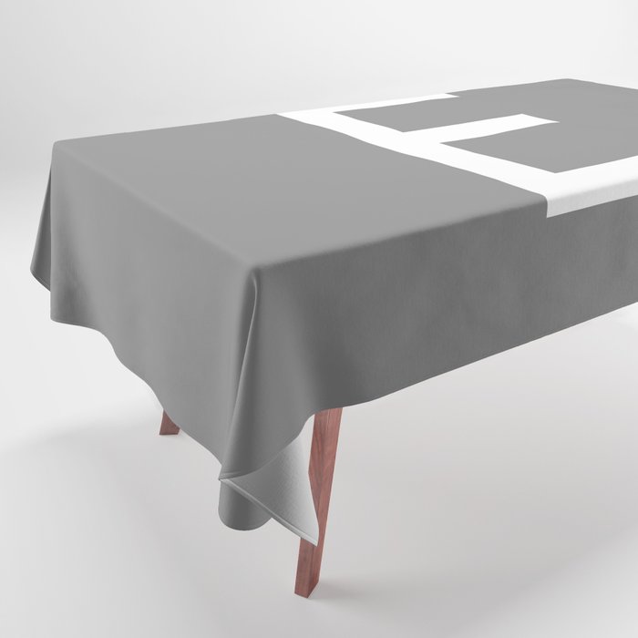 LETTER E (WHITE-GREY) Tablecloth