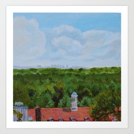 Nashville Skyline from Cheekwood Art Print