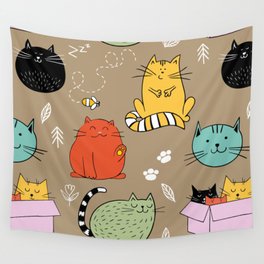 Lovely Cat Wall Tapestry