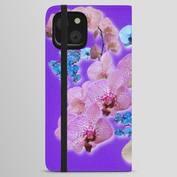 Combination of Orchids (1) iPhone Wallet Case