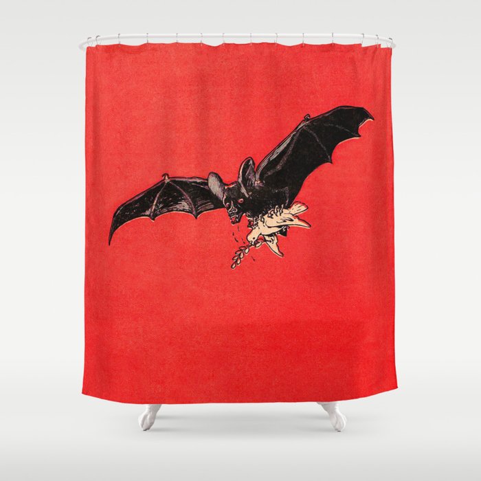 Der Vampir (The Vampire) by Arthur Krüger (1919) Shower Curtain