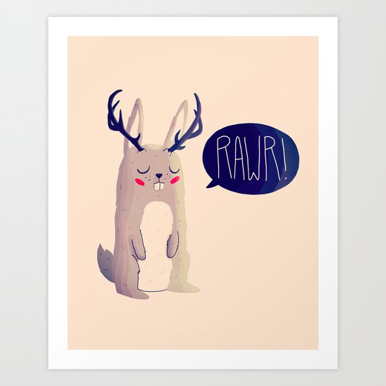 Fearsome Critter Art Print
