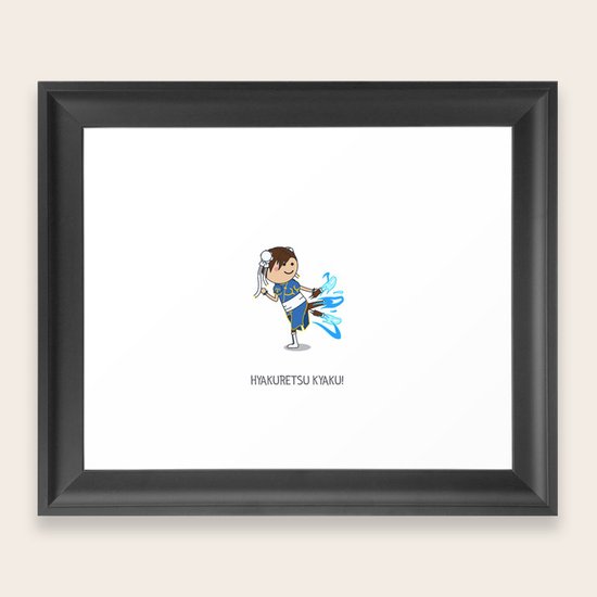 HYAKURETSU KYAKU! Framed Art Print