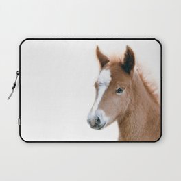 Baby Horse, Foal, Farm Animals, Art for Kids, Baby Animals Art Print By Synplus Laptop Sleeve