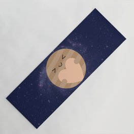 Kawaii Planet Pluto Yoga Mat