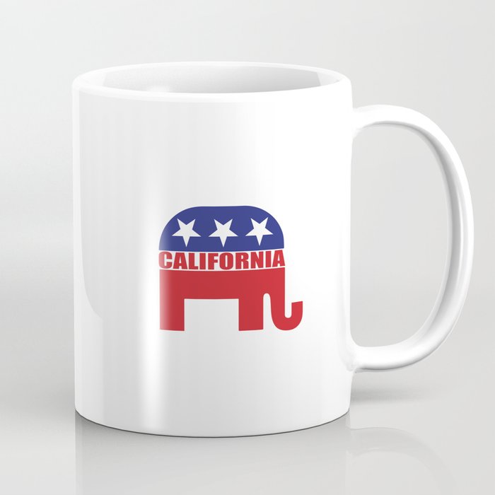 California Republican Elephant Coffee Mug