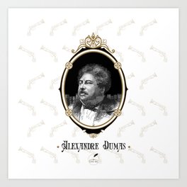 Classic Writers - Alexandre Dumas Art Print