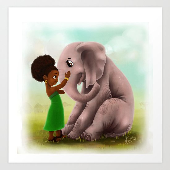 Love You Art Print