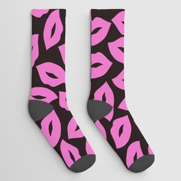 Pink lips Socks