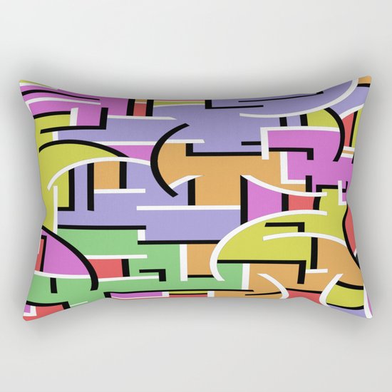 Segregation Of Colour Rectangular Pillow