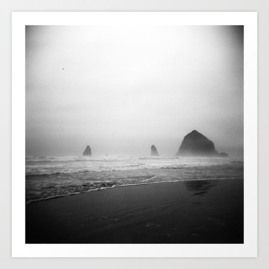 cannon beach . holga Art Print