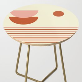 Terracotta Sunshine at the beach Side Table