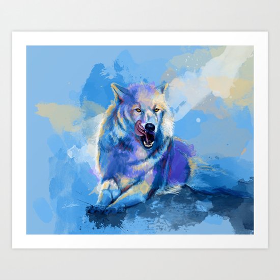 Awaken the Wolf Art Print