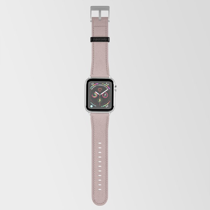 Dressy Rose dusty mauve pink solid color modern abstract pattern  Apple Watch Band