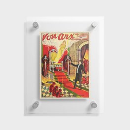 Vintage Magician poster art Floating Acrylic Print