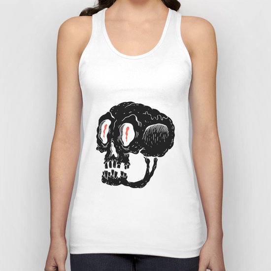 Milquetoast Skull Unisex Tank Top