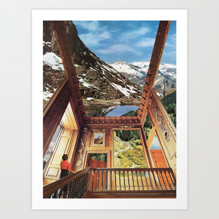 Mountain Retreat Art Print