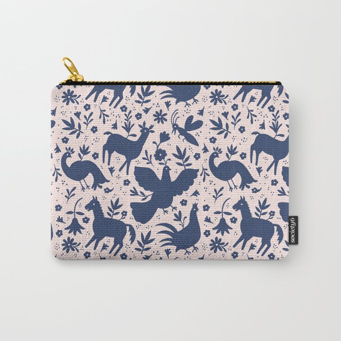 Otomi ink on blush Carry-All Pouch