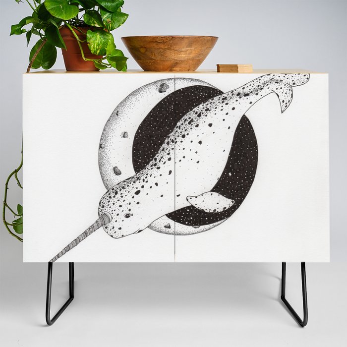 Narhwal Moon Credenza