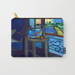 Henri Matisse Interior with a Goldfish Bowl Carry-All Pouch