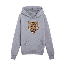 Leopard Checkers Kids Pullover Hoodies