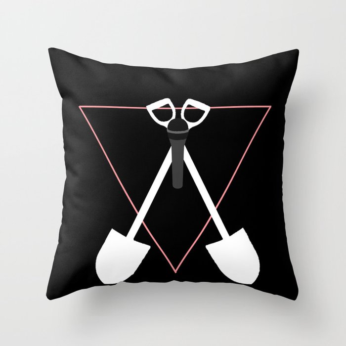 Shelter The Weak Dig Throw Pillow