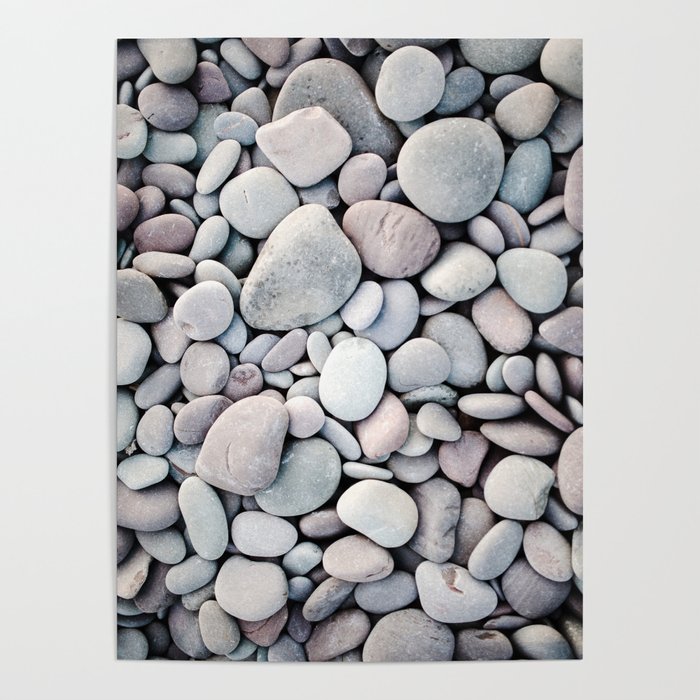 Zen Beach Stones Poster
