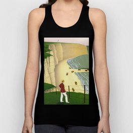 surrealism guy billout kunci bawah laut Tank Top