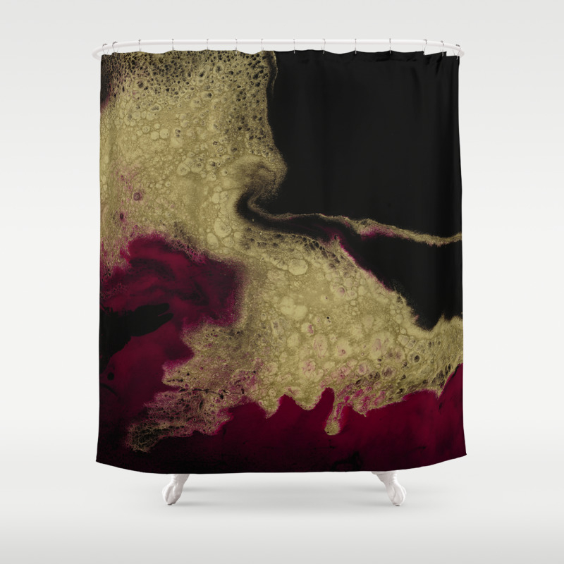 Black Honey Resin Abstract Painting Black And Gold Abstract Art