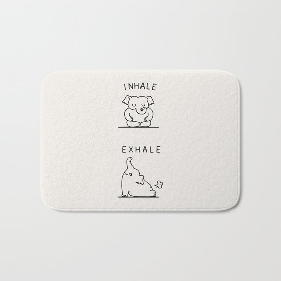 Inhale Exhale Elehant Bath Mat