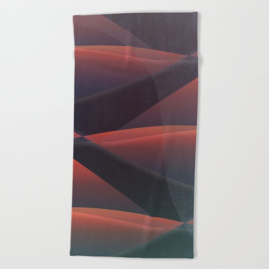 FLYING at Night Beach Towel