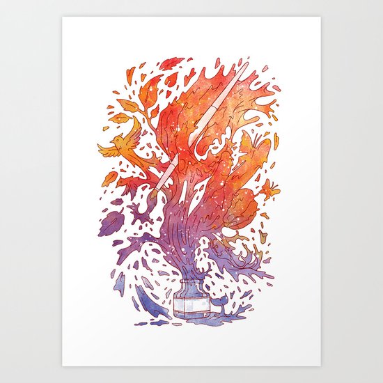 draw itself Art Print