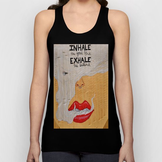 Puff, Smoking Lady Series Unisex Tank Top