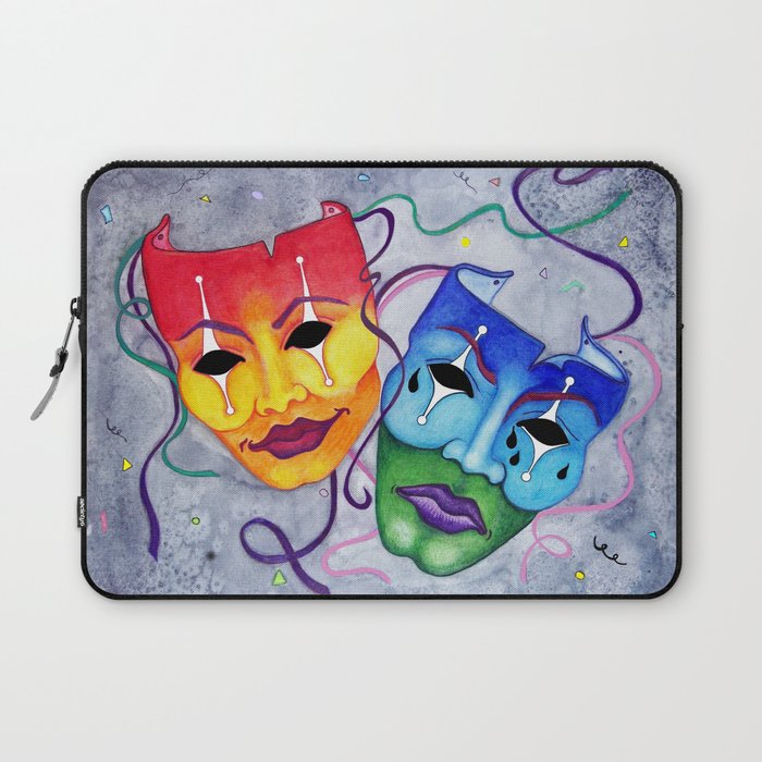Comedy and Tragedy Laptop Sleeve