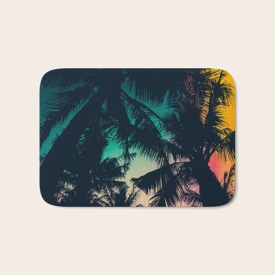 Infrared palms Bath Mat