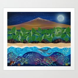 Mauna Kea Landscape Art Print