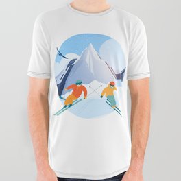 SKI - My Passion  All Over Graphic Tee