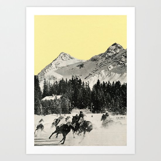 Winter Races Art Print