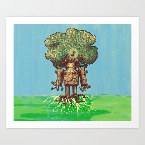 Re-Growth Art Print